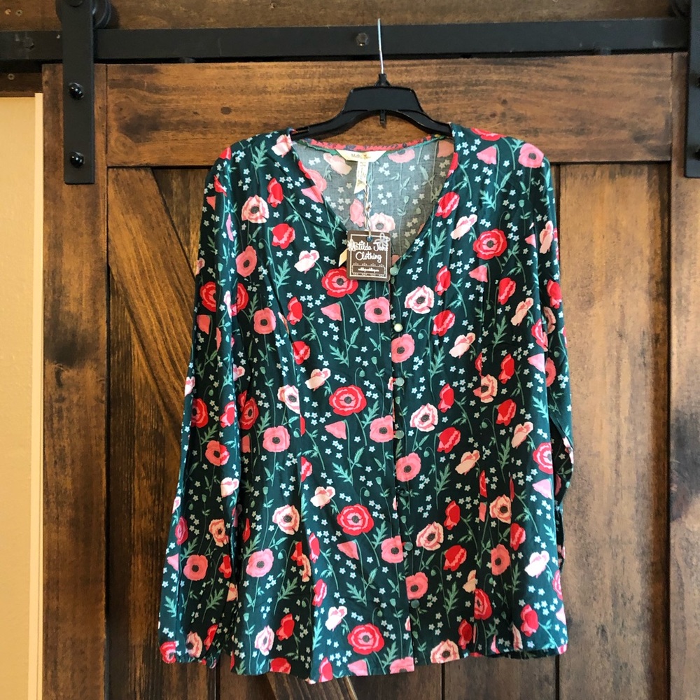 NWT Matilda Jane Yesteryear Tunic, Size Large